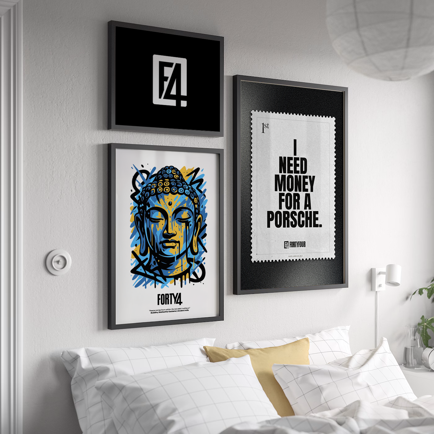 Buddha – Graffiti-Style Tranquility Art Print