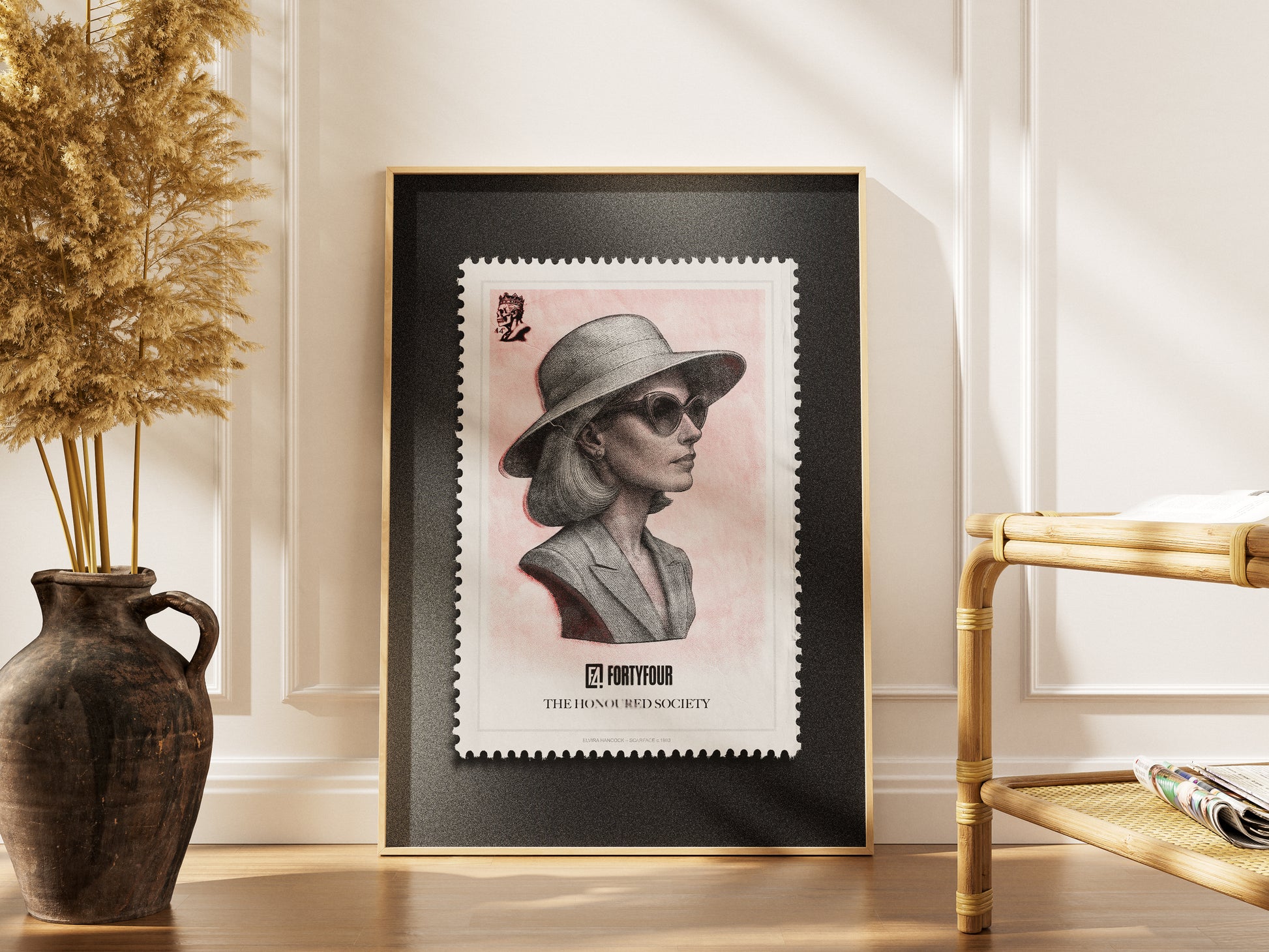 Elvira Hancock – Scarface Bust Stamp Art Print