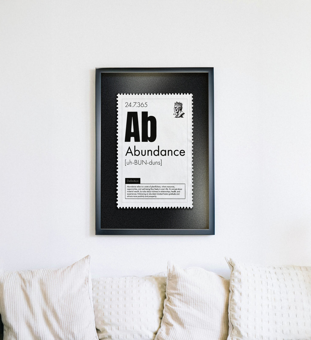 Abundance — Typography Art Print