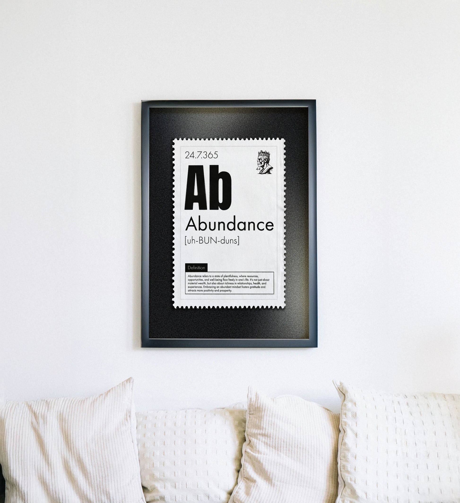 Abundance — Typography Art Print