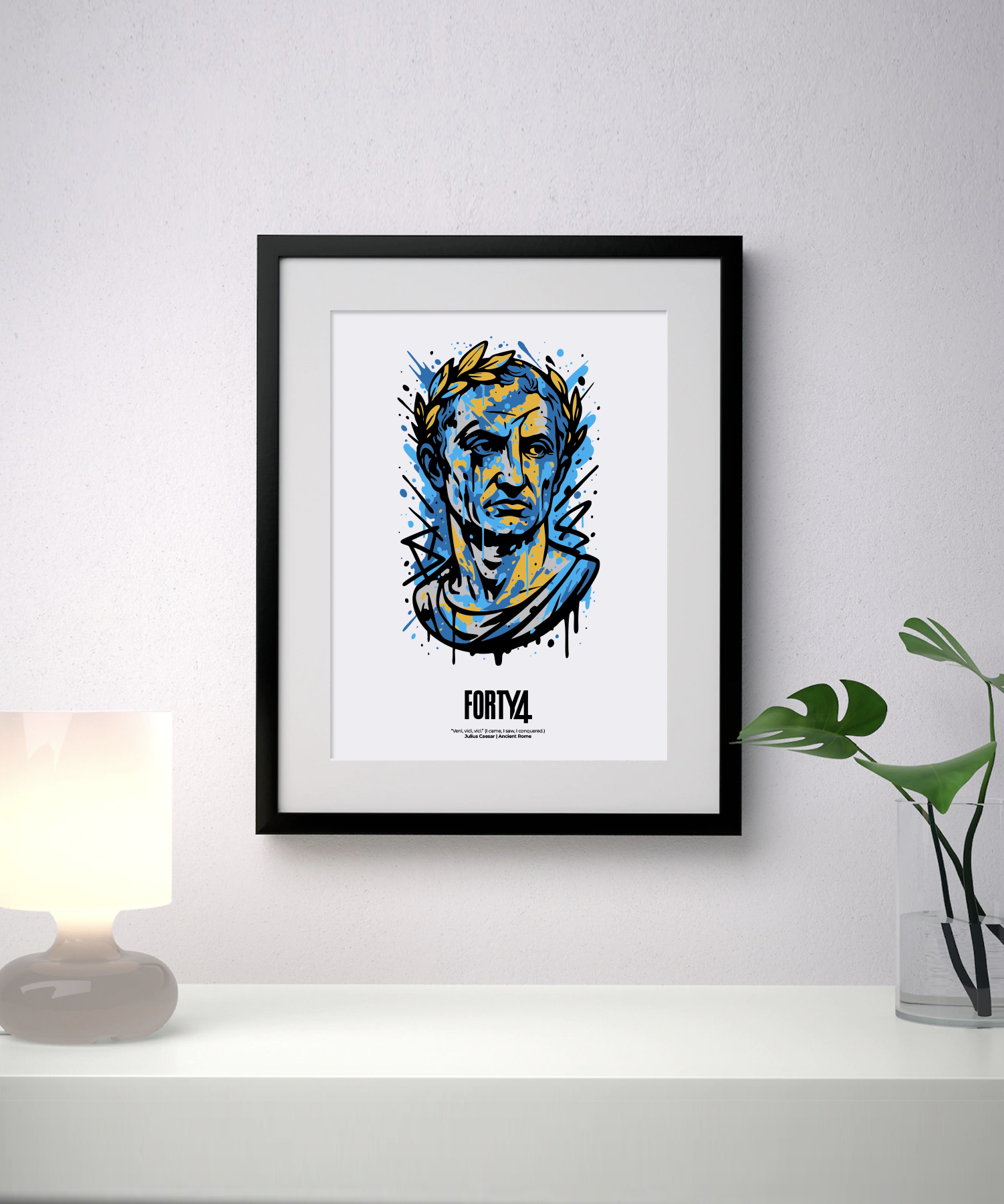Julius Caesar – Graffiti Conqueror Art Print