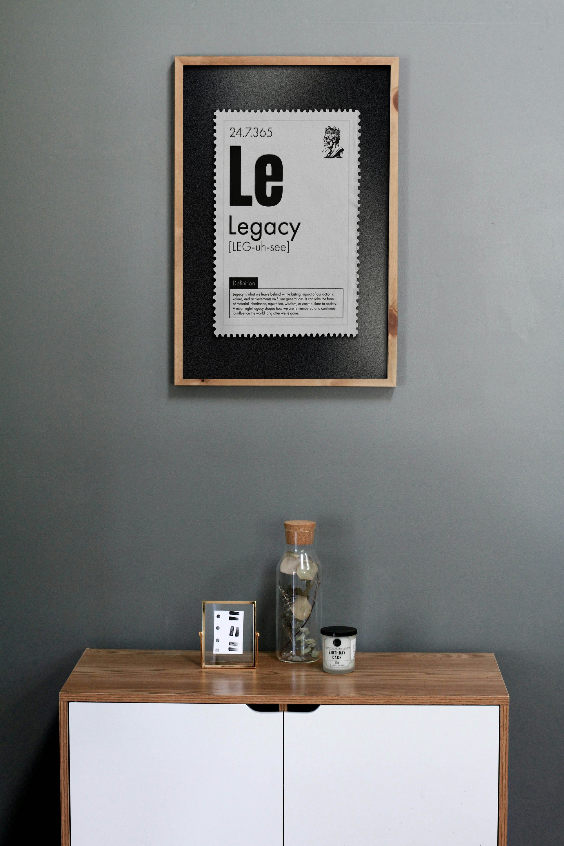 Legacy — Typography Art Print