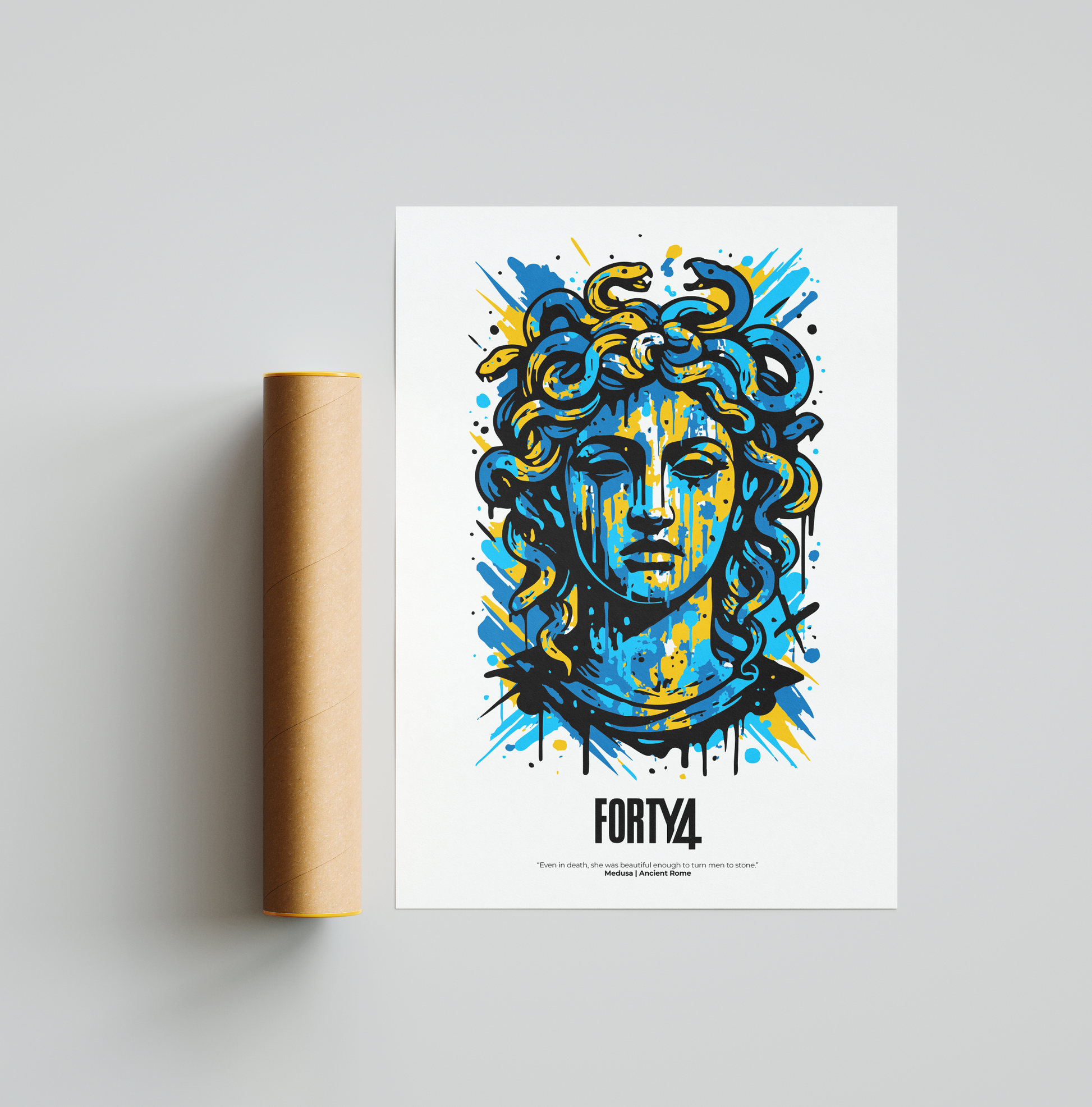 Medusa – Graffiti Mythology Art Print