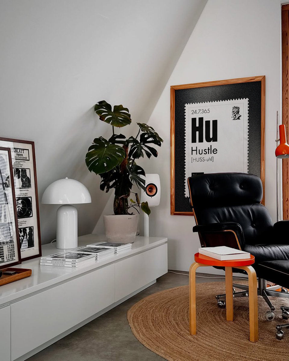 Hustle — Typography Art Print