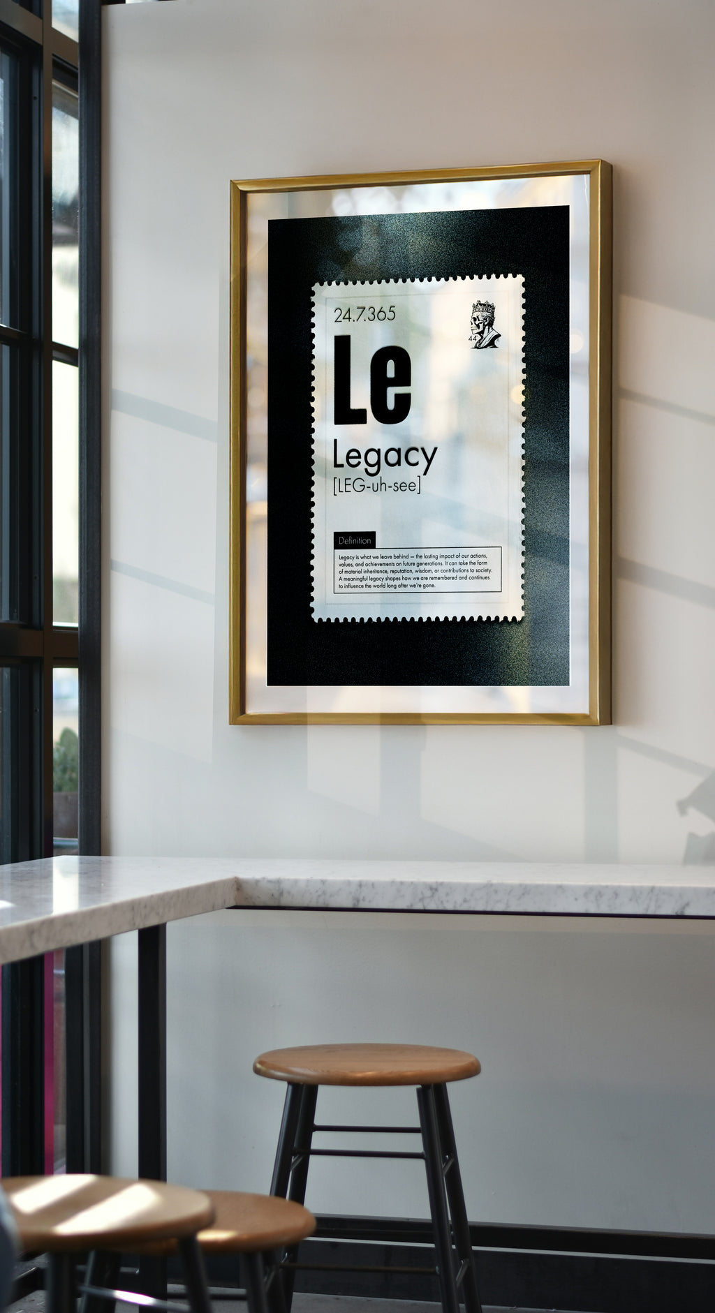 Legacy — Typography Art Print