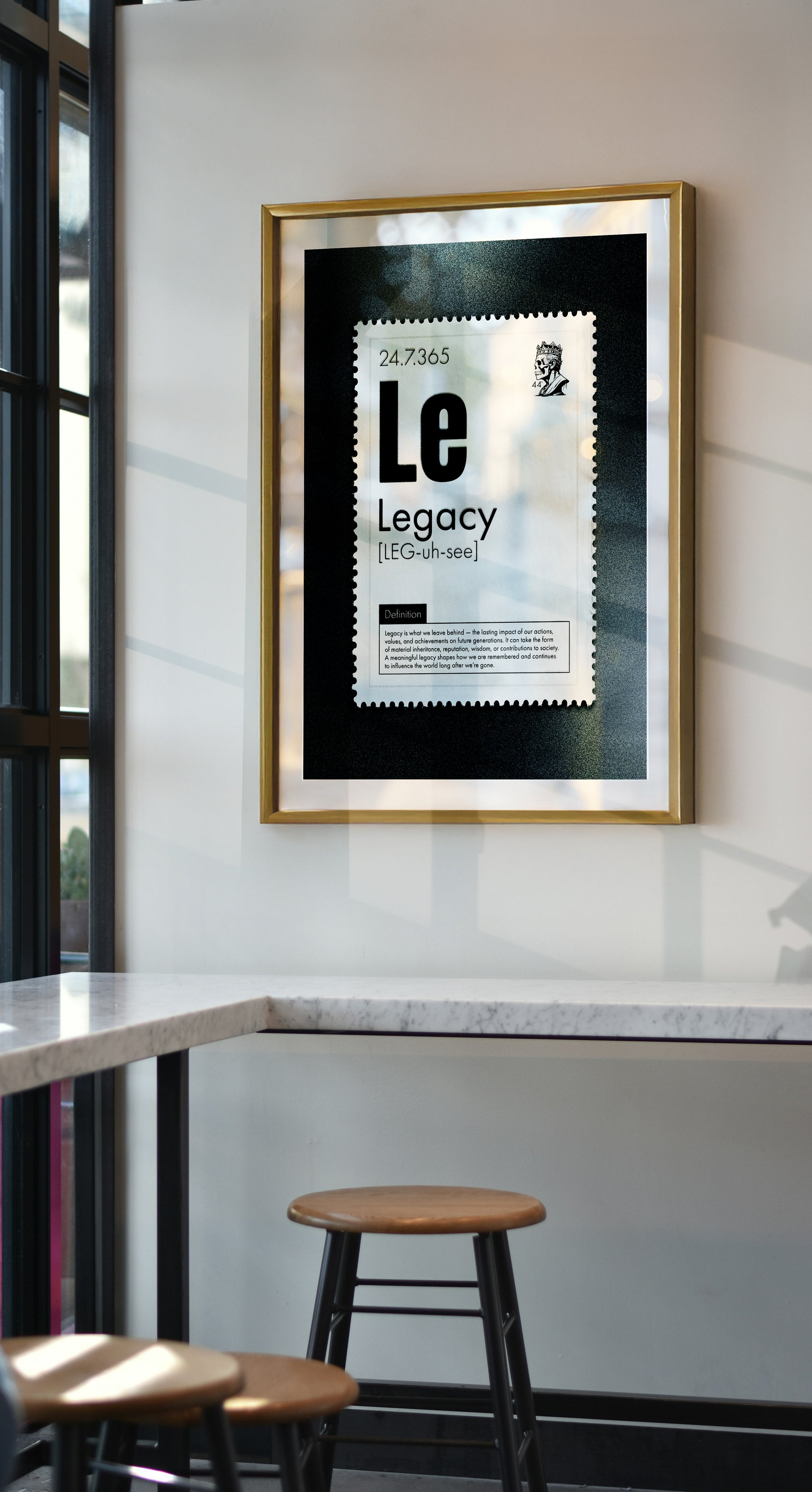 Legacy — Typography Art Print