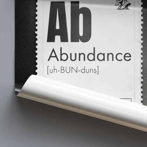 Abundance — Typography Art Print