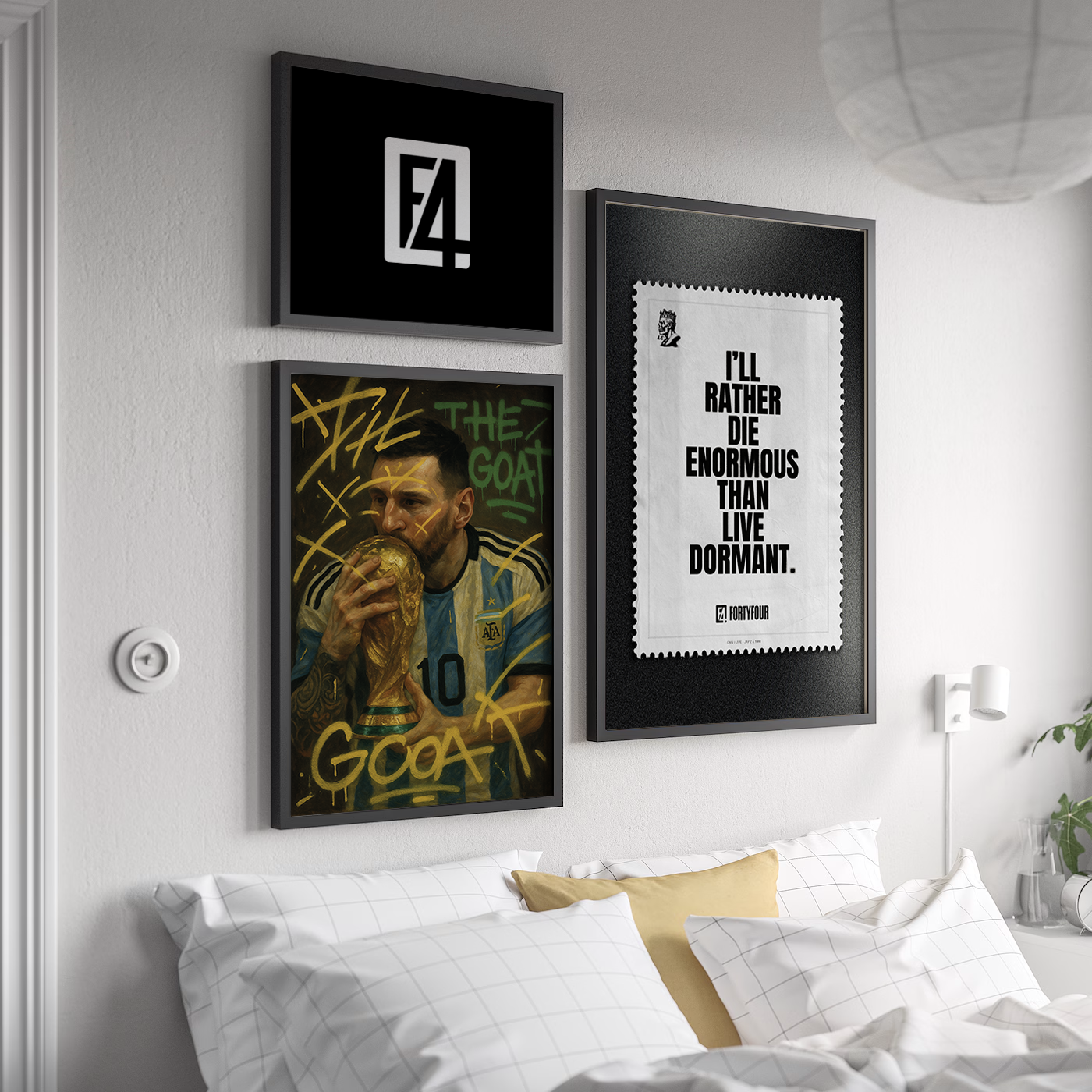 Die Enormous — Jay-Z Quote Art Print