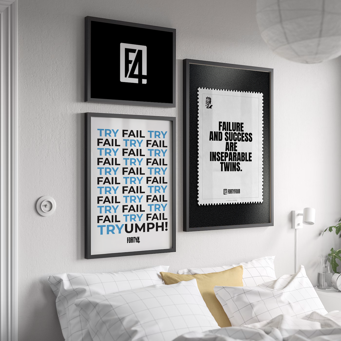Failure and Success — Jeff Bezos Quote Art Print