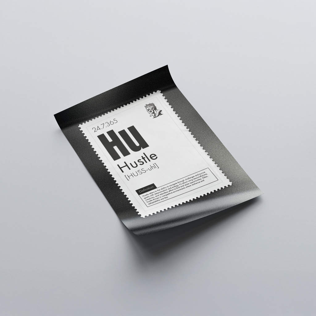 Hustle — Typography Art Print