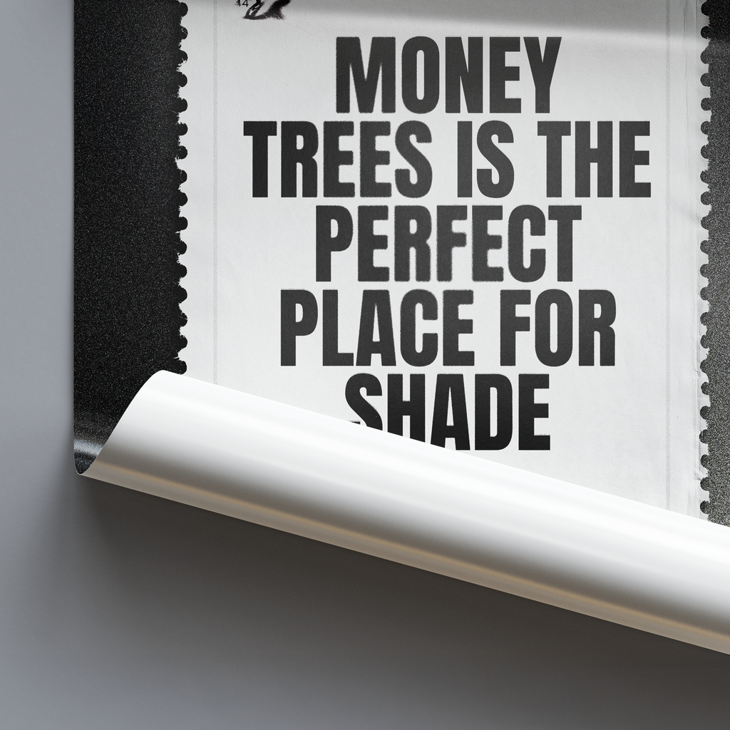 Money Trees — Kendrick Lamar Lyric Art Print