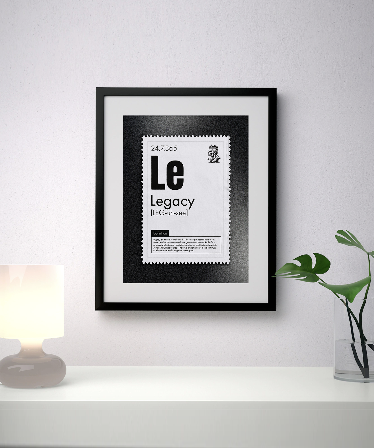 Legacy — Typography Art Print
