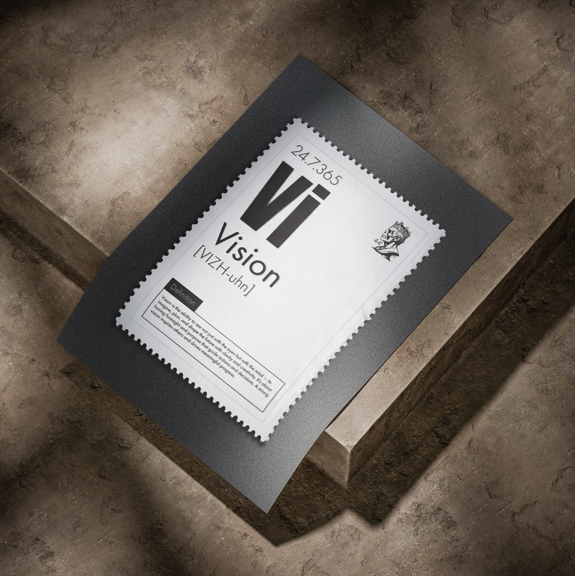 Vision — Typography Art Print