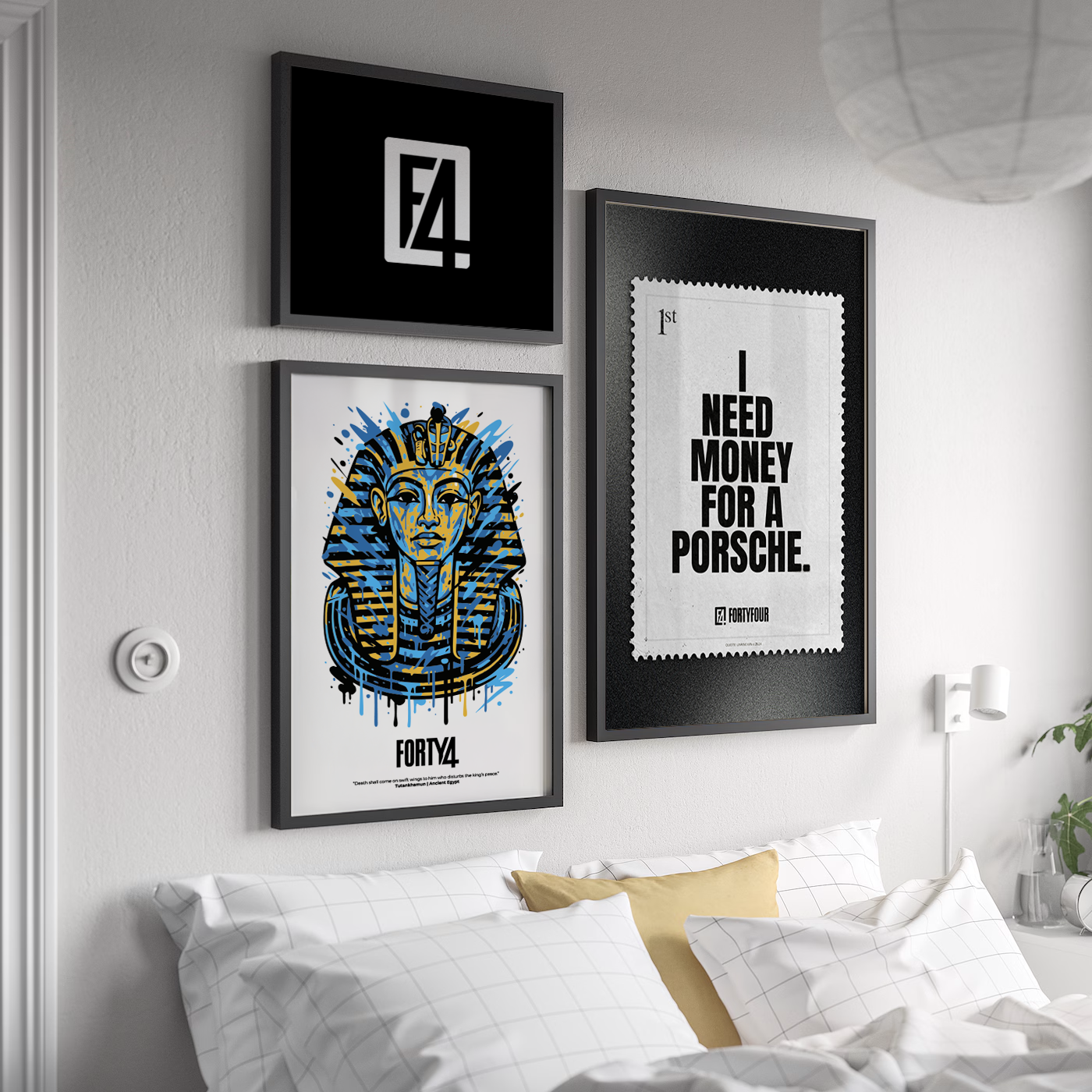 Tutankhamun – Graffiti Pharaoh Art Print